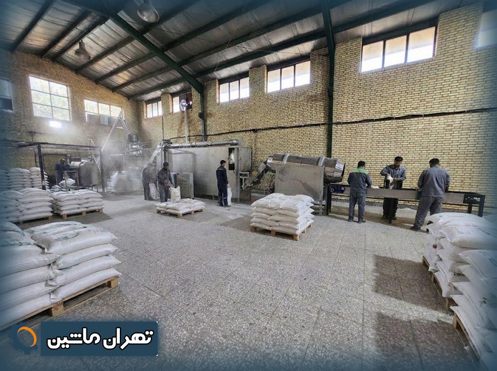 خط تولید برنج مصنوعی دانه بلند صنعتی در ایران