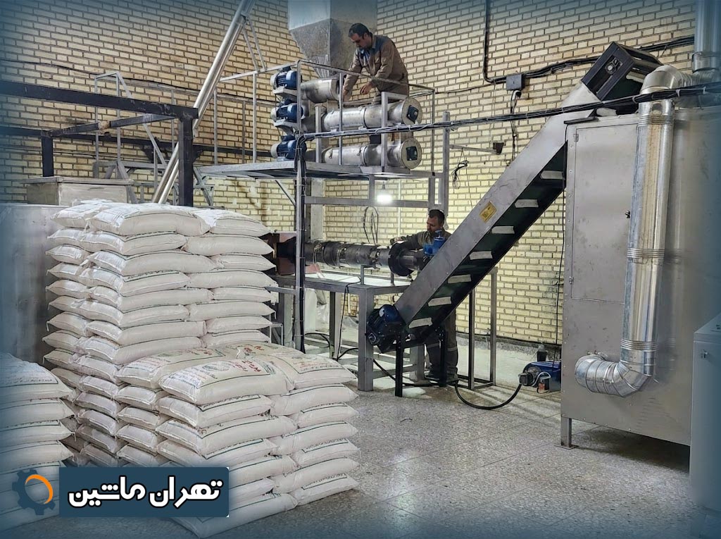 خط تولید برنج مصنوعی دانه بلند صنعتی در ایران