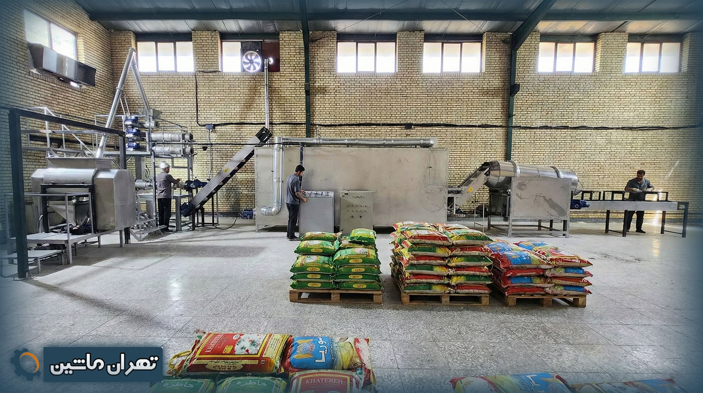 قیمت دستگاه تولید برنج هندی