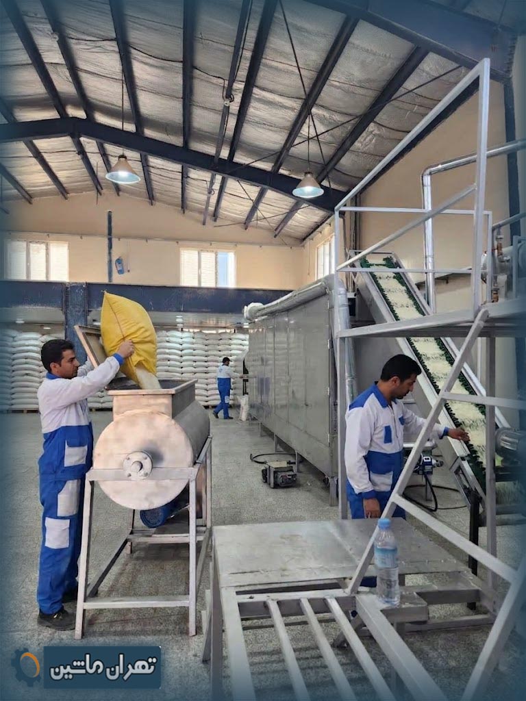 دستگاه تولید برنج سنتزی (مصنوعی) پاکستانی