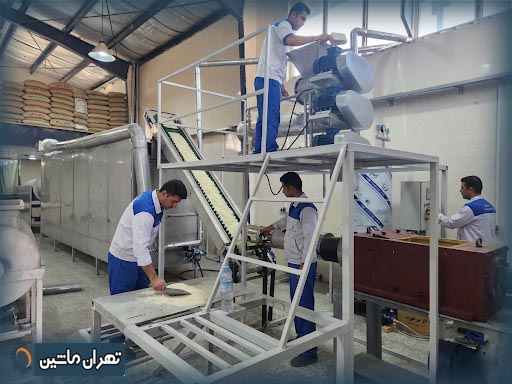 دستگاه تولید برنج سنتزی (مصنوعی) پاکستانی